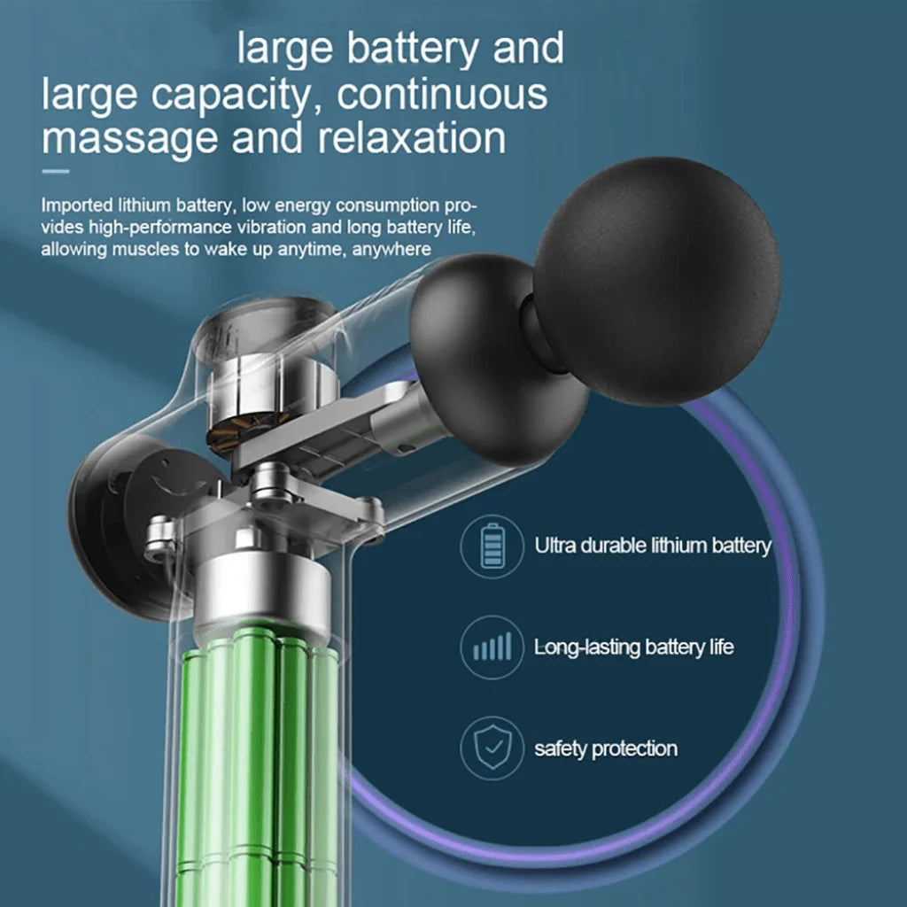 Pistolet de Massage Fascia – Relaxation Musculaire Profonde Dos, Cou & Corps | ZenVie