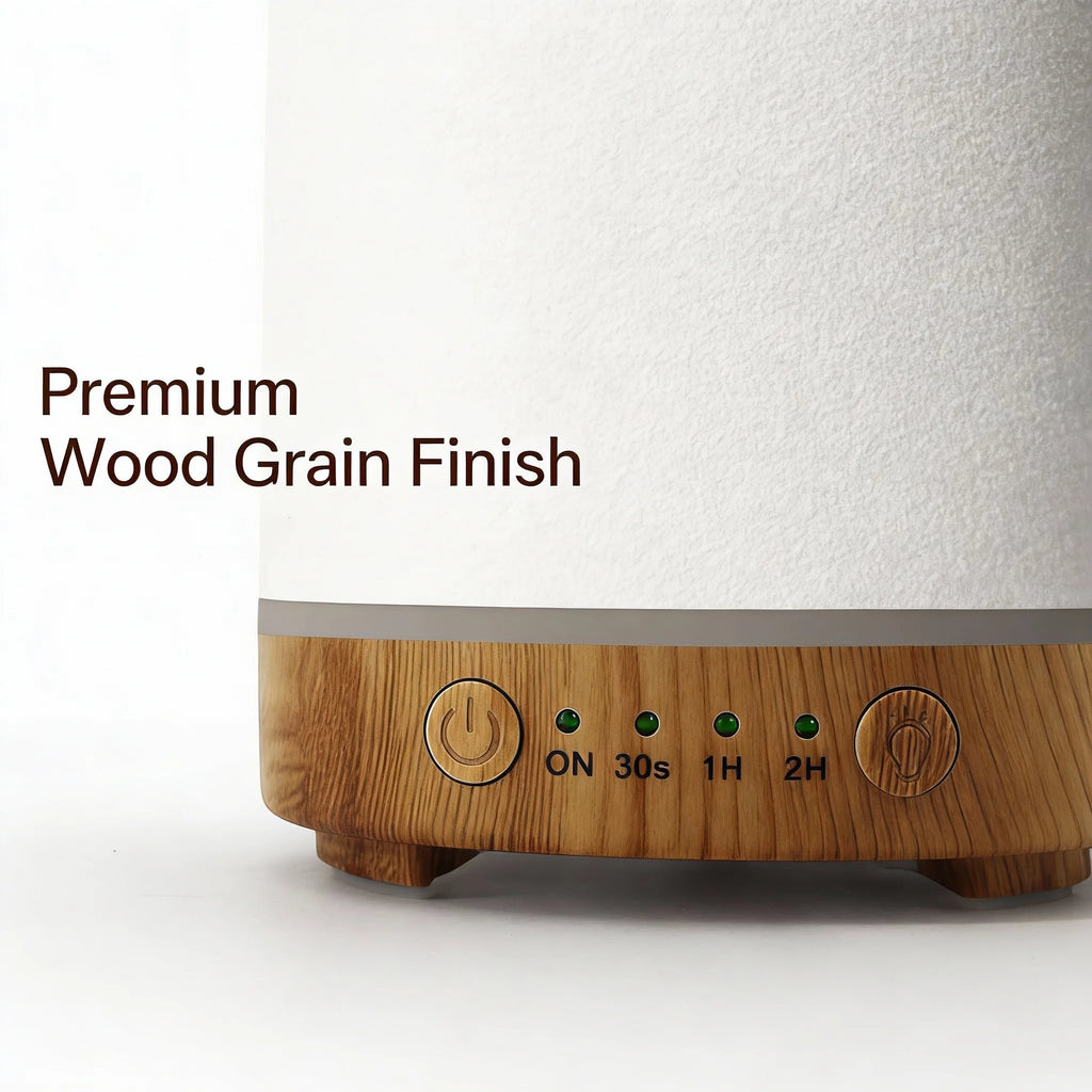 Diffuseur d'Huiles Essentielles en Céramique – Humidificateur Ultrasonique 7 Couleurs | ZenVie