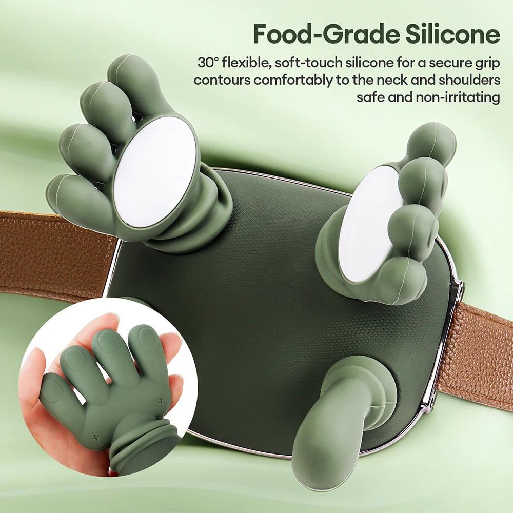 Masseur Cervical 4D Sans Fil – Soulage Instantanément les Douleurs du Cou et des Épaules