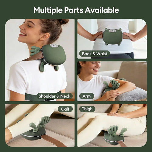 Masseur Cervical 4D Sans Fil – Soulage Instantanément les Douleurs du Cou et des Épaules