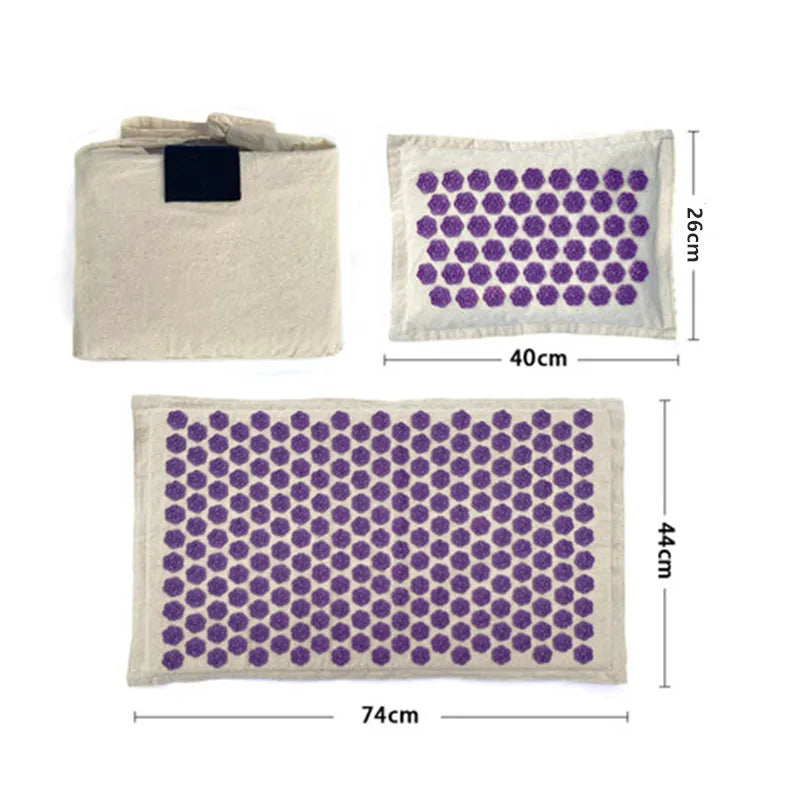 Tapis d'Acupression & Coussin – Soulage le Dos, le Cou et le Stress | ZenVie